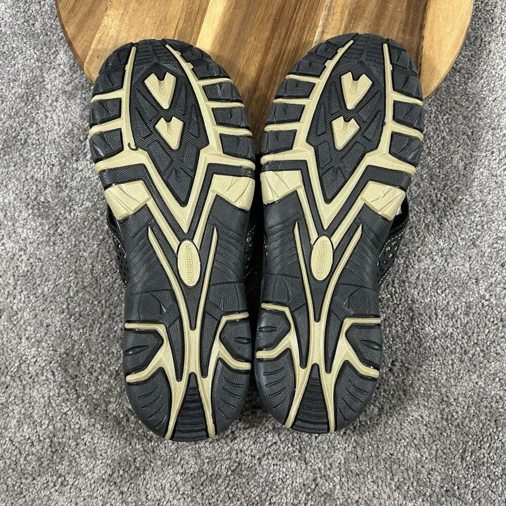 Hobibear Men’s Size EU 42 US 9 Black Casual Beach Outdoor Thong Flip Flops Used